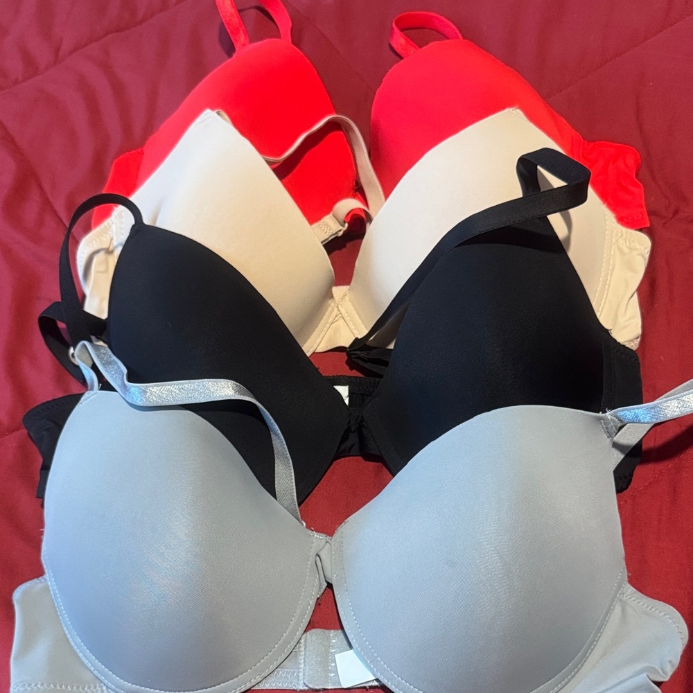Women's Intimates Set - Black, Gray, Red, Nude